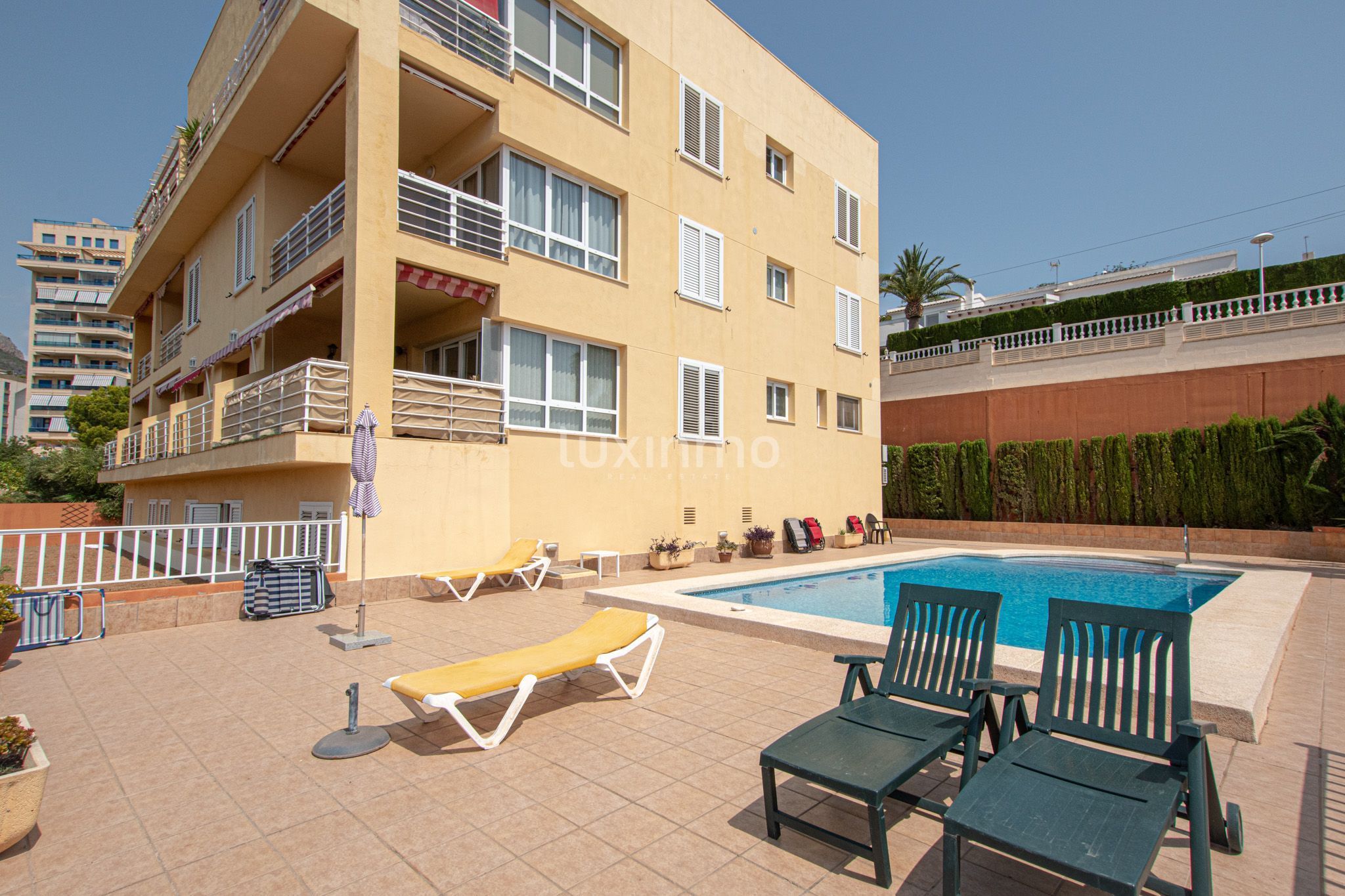 Piscina de Dúplex en venda en Calpe / Calp amb Aire condicionat i Terrassa