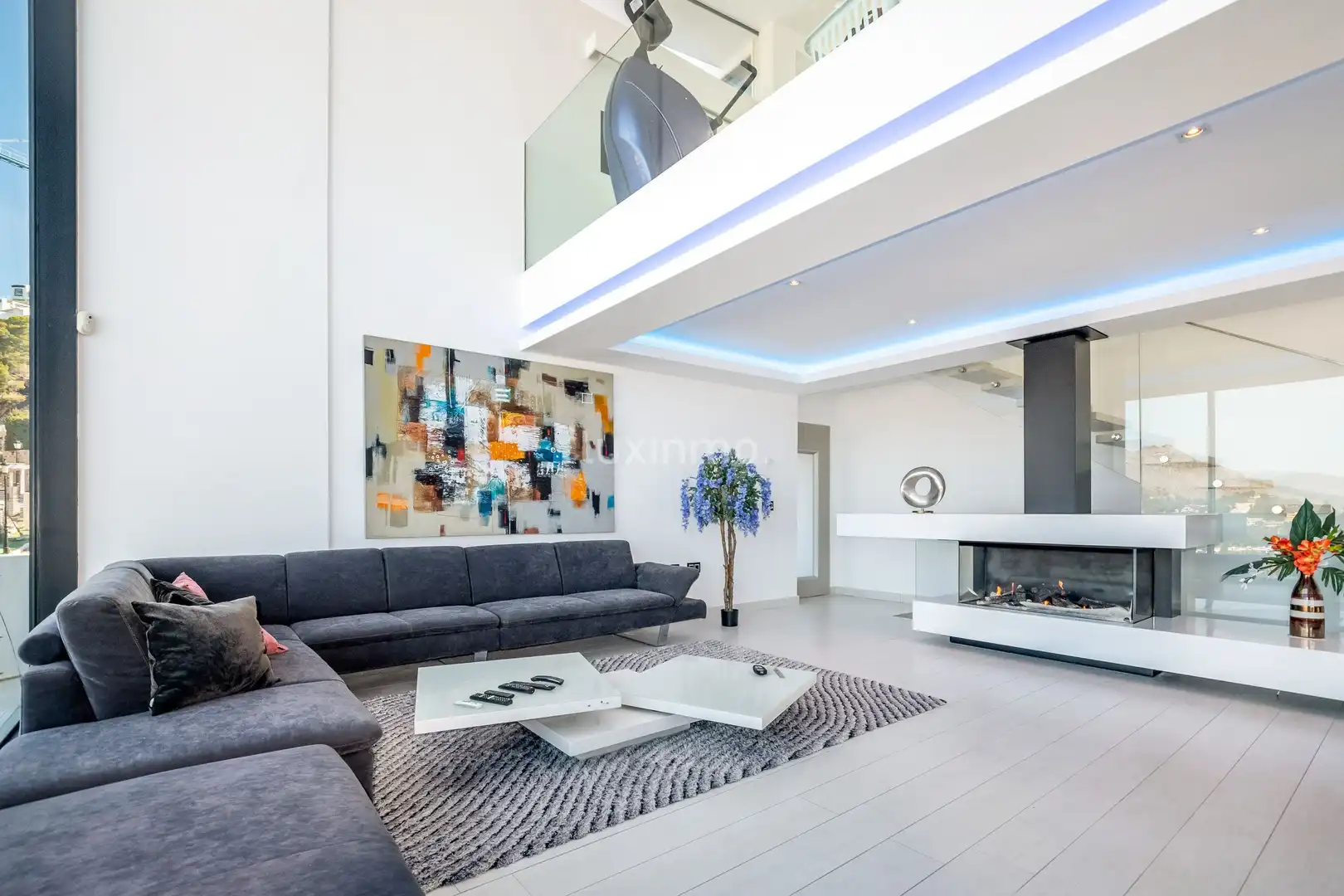 Sala d'estar de Casa o xalet en venda en Altea amb Aire condicionat, Calefacció i Terrassa