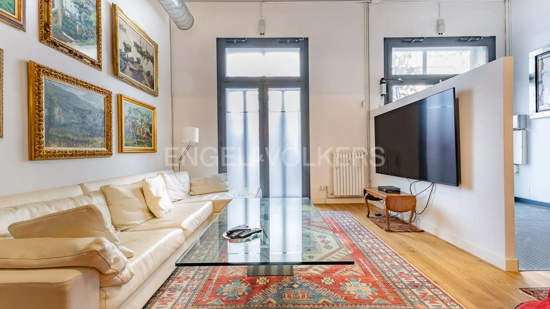 Sala de estar de Piso de alquiler en  Barcelona Capital con Calefacción