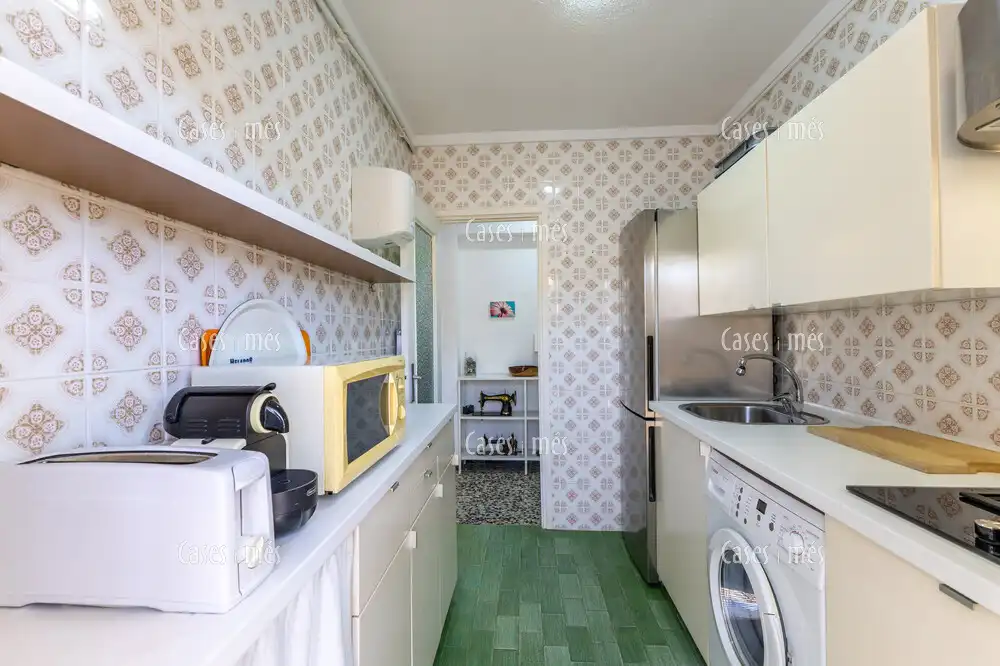 Cocina de Apartamento en venta en La Pobla de Farnals con Terraza, Amueblado y Piscina comunitaria