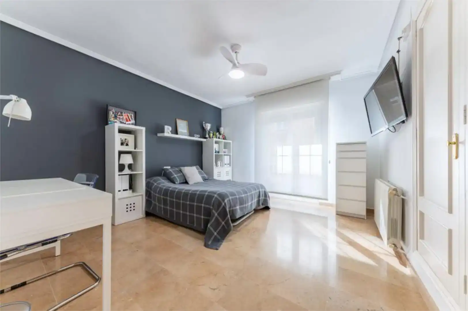 Dormitori de Casa adosada en venda en Ibi amb Aire condicionat, Jardí privat i Parquet