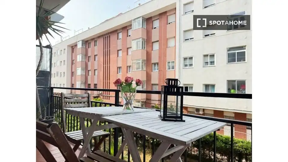 Balcony of Flat for rent in Barcelona  with Air Conditioner, Heating and Furnished
