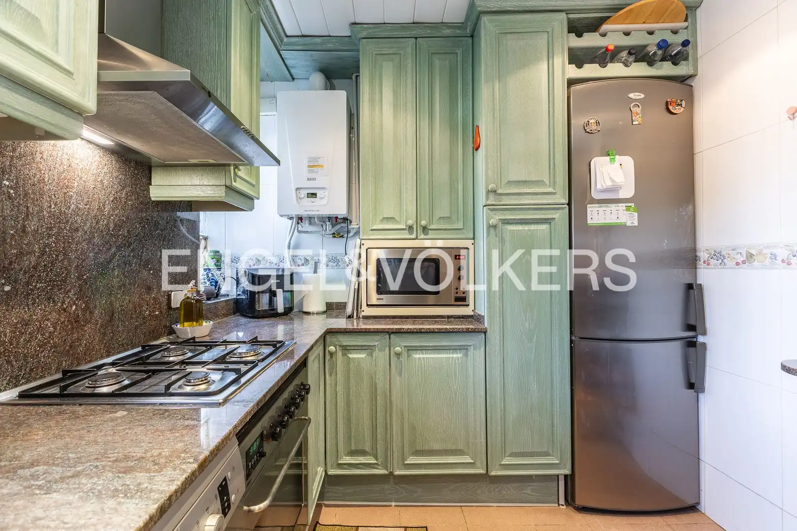 Kitchen of Houses for sale in Sant Cugat del Vallès  with Air Conditioner, Heating and Private garden