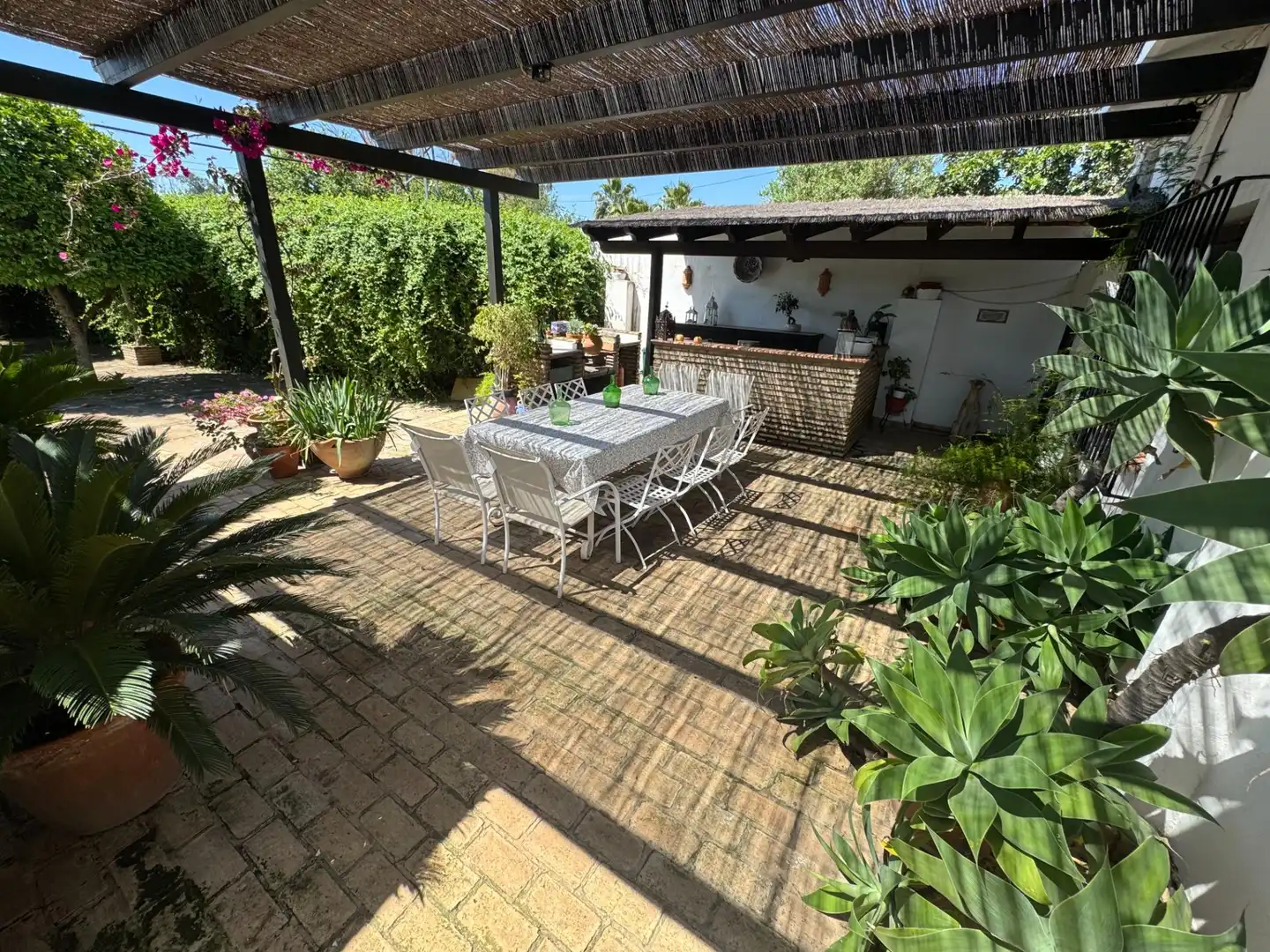 Terraza de Casa o chalet en venta en Dos Hermanas con Aire acondicionado, Jardín privado y Trastero