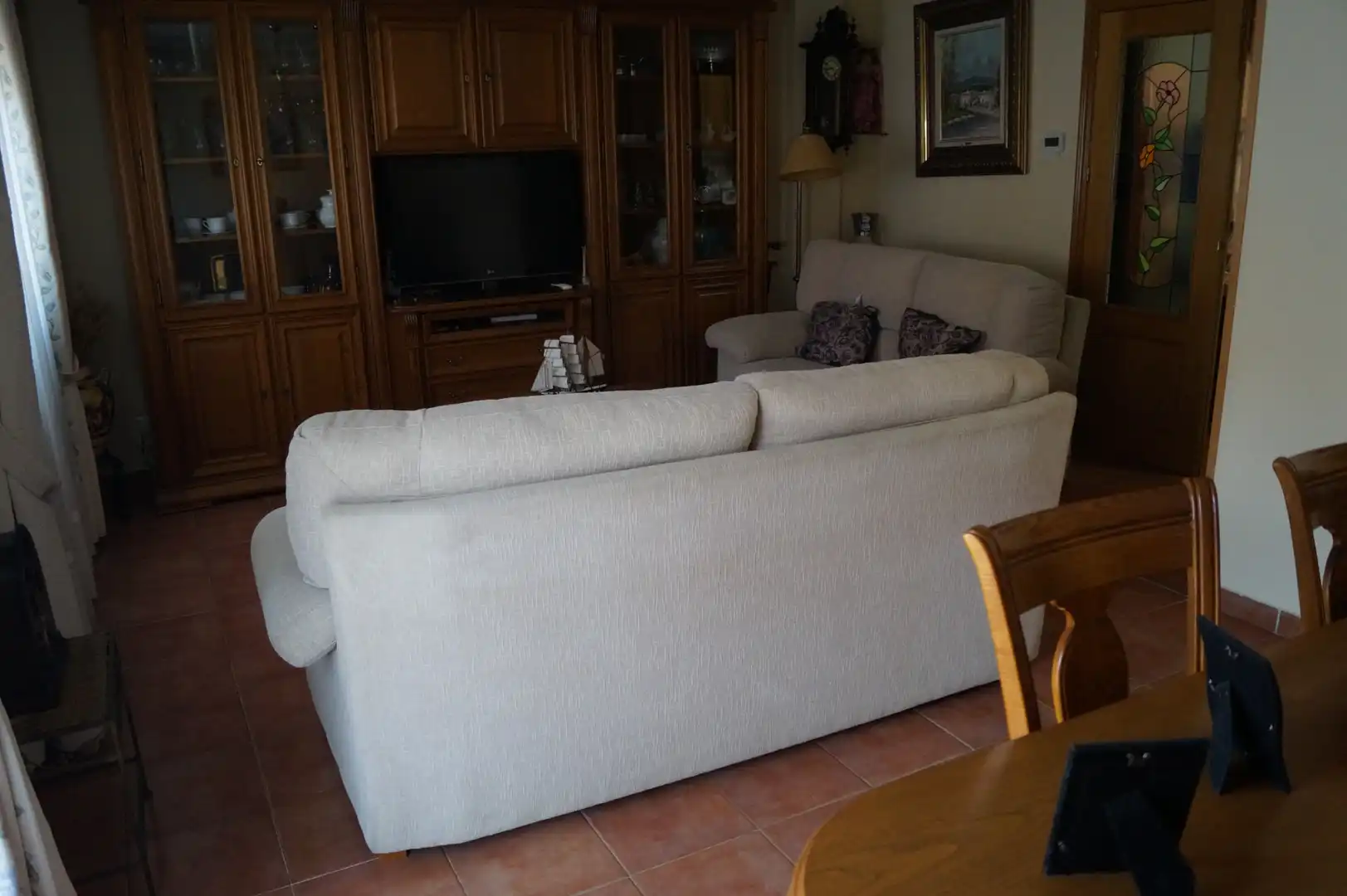 Sala de estar de Casa adosada en venta en Guadalajara con Jardín privado y Terraza
