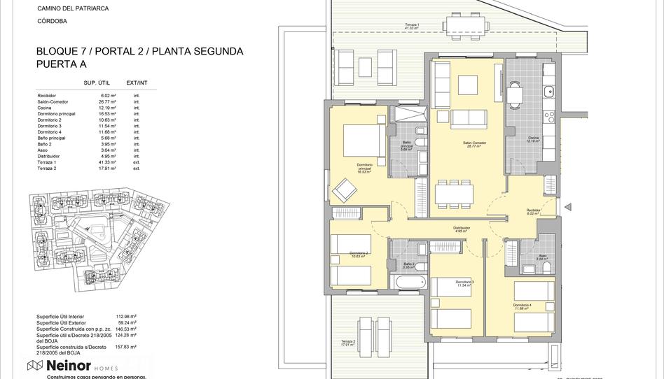 Photo 1 from new construction home in Flat for sale in   Calle el Manantial, Tablero Bajo - Arruzafilla, Córdoba