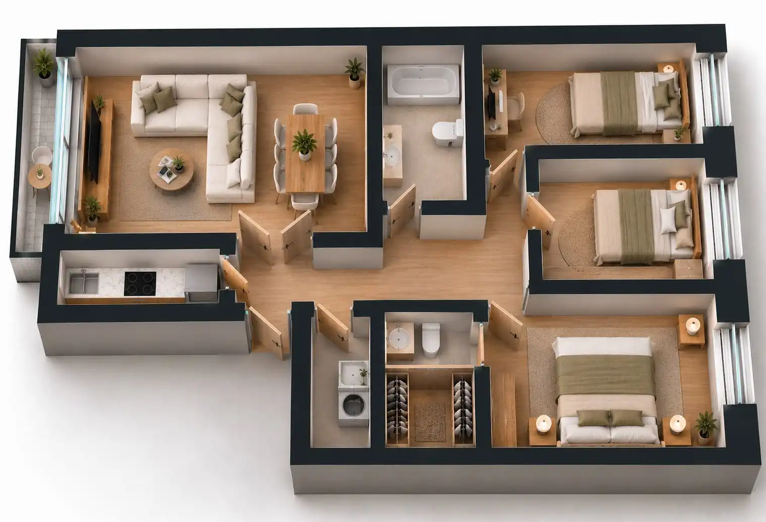 Apartamento en venta en Palafolls, Barcelona