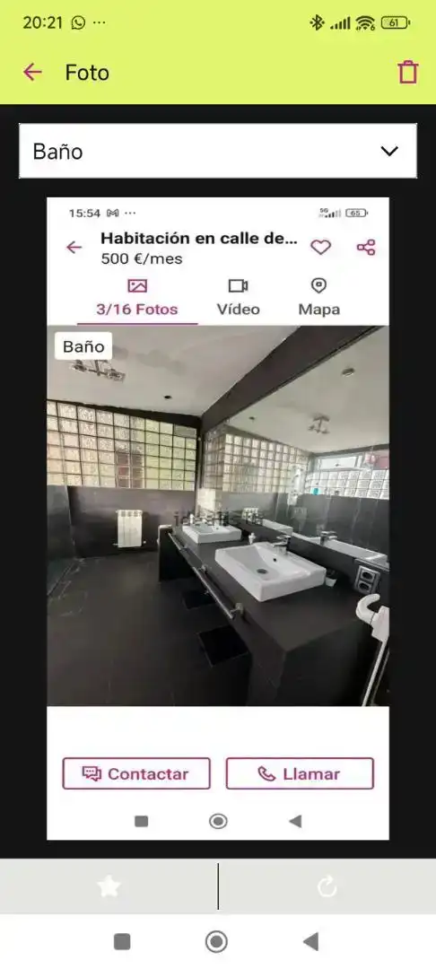 Bany de Casa o xalet per a compartir en Madrid amb Aire condicionat, Parquet i Traster