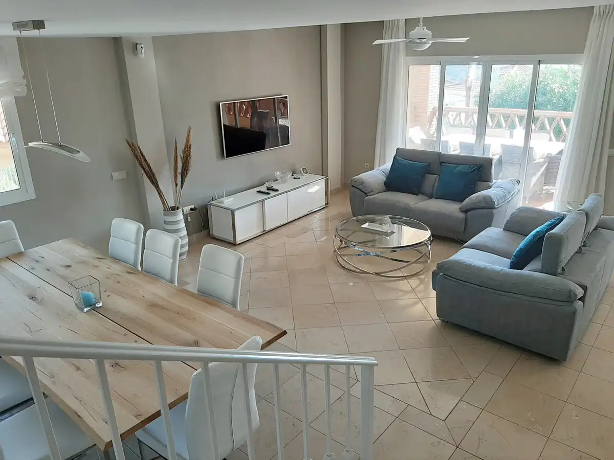 Living room of Houses for sale in Mijas  with Air Conditioner, Heating and Private garden