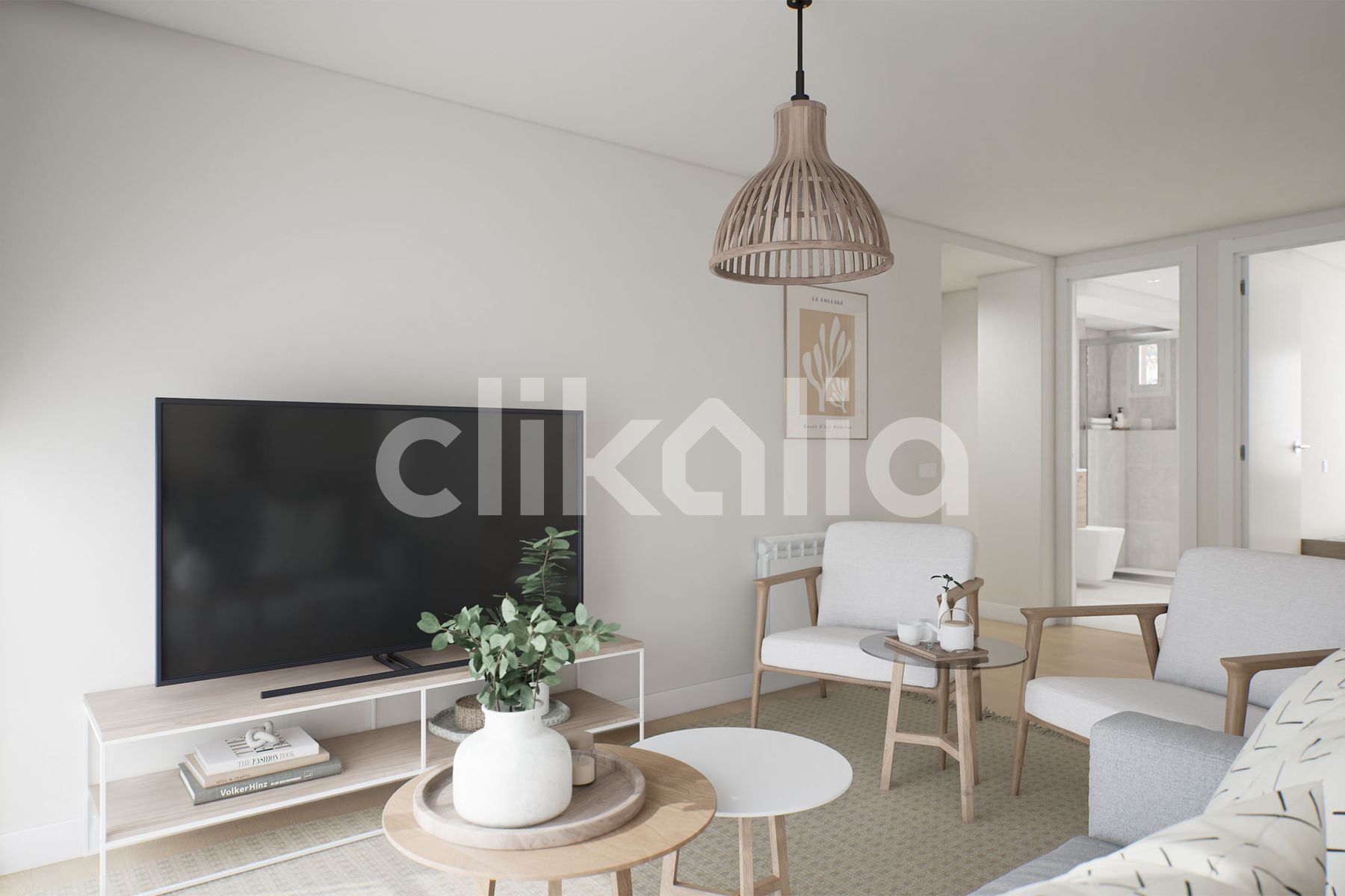 Sala d'estar de Pis en venda en  Madrid Capital amb Aire condicionat i Calefacció