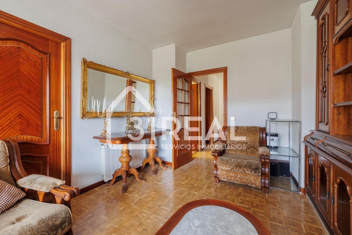 Bedroom of Flat for sale in  Madrid Capital  with Heating, Parquet flooring and Terrace