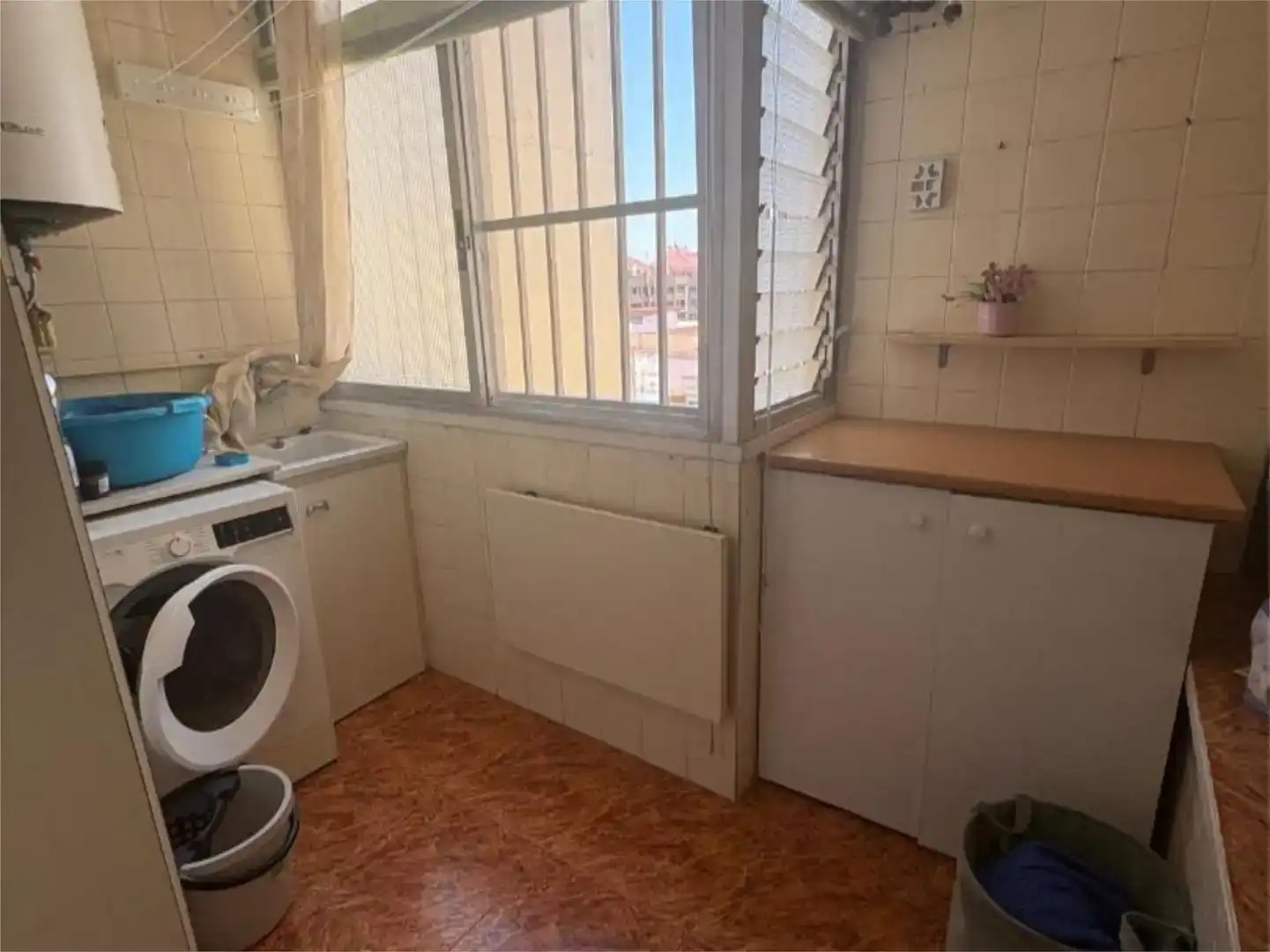Küche von Wohnung zur Miete in  Valencia Capital mit Klimaanlage und Balkon