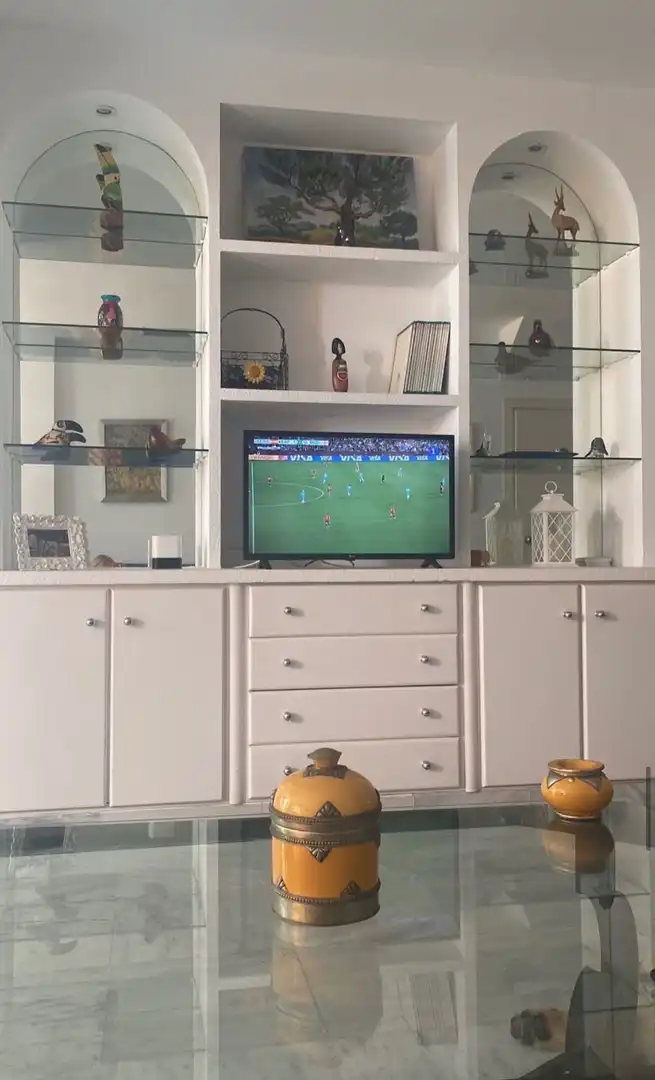 Sala d'estar de Dúplex de lloguer en Marbella amb Aire condicionat, Calefacció i Moblat