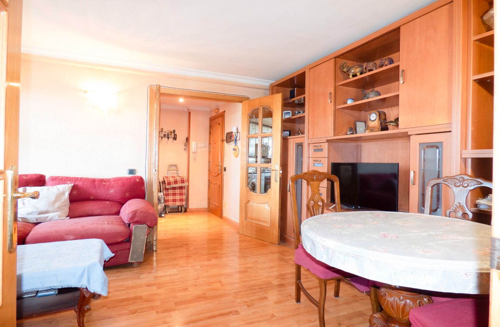 Sala d'estar de Pis en venda en Móstoles amb Aire condicionat, Calefacció i Jardí privat