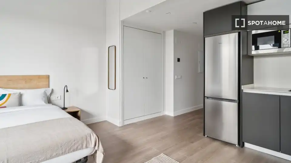 Habitación de Piso de alquiler en Madrid con Aire acondicionado, Calefacción y Amueblado