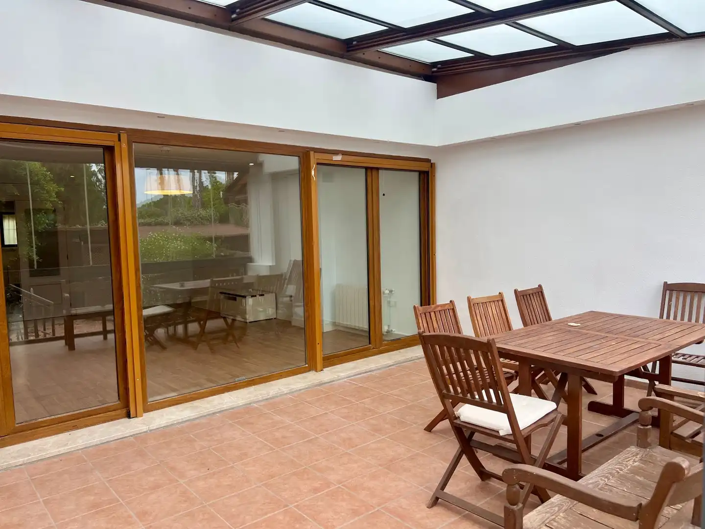 Terraza de Casa o chalet de alquiler en Alicante / Alacant con Aire acondicionado, Calefacción y Jardín privado