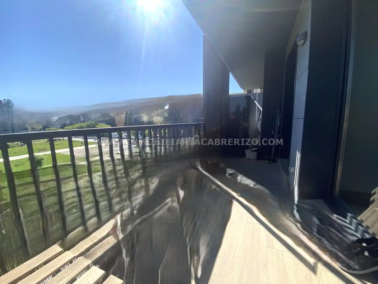 Balcony of Flat for sale in  Pamplona / Iruña  with Heating, Parquet flooring and Terrace