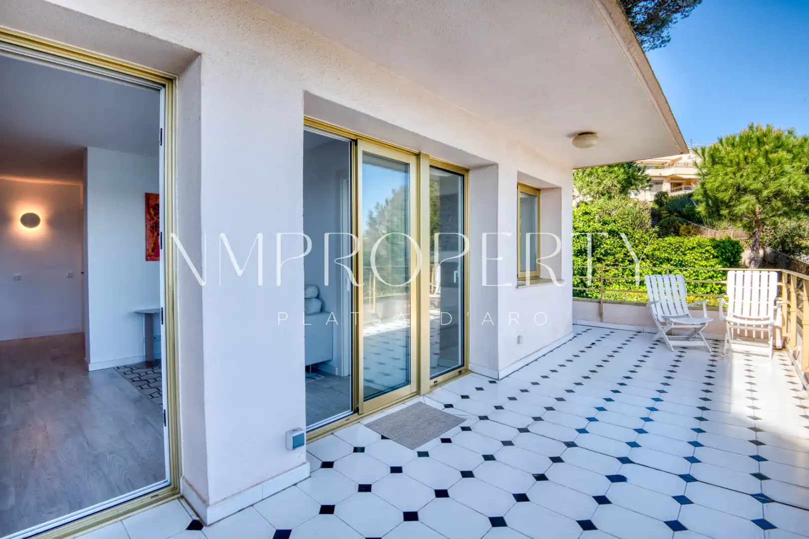 Terrace of Flat for sale in Castell d'Aro, Platja d'Aro i s'Agaró  with Heating, Terrace and Furnished