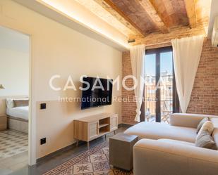 Living room of Apartment to rent in  Barcelona Capital  with Air Conditioner, Heating and Terrace