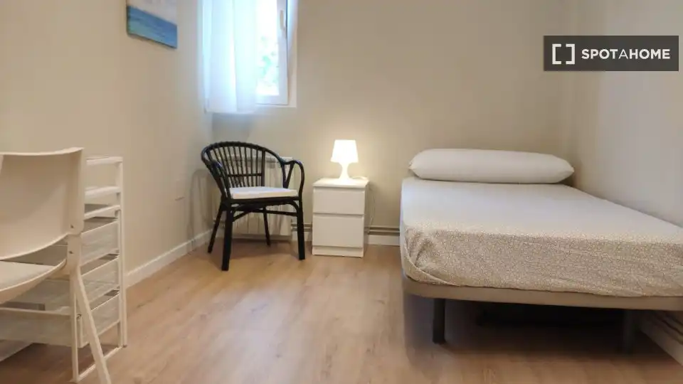 Habitación de Piso de alquiler en Madrid con Aire acondicionado, Calefacción y Amueblado