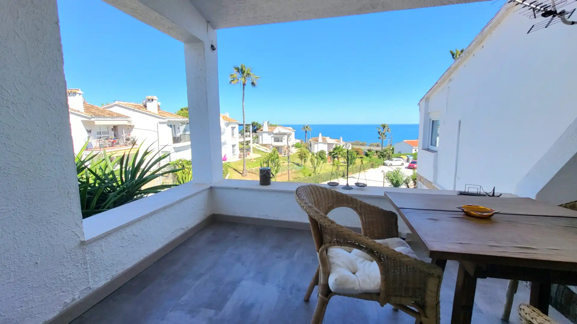 Terrassa de Casa adosada en venda en Mijas amb Aire condicionat, Calefacció i Terrassa