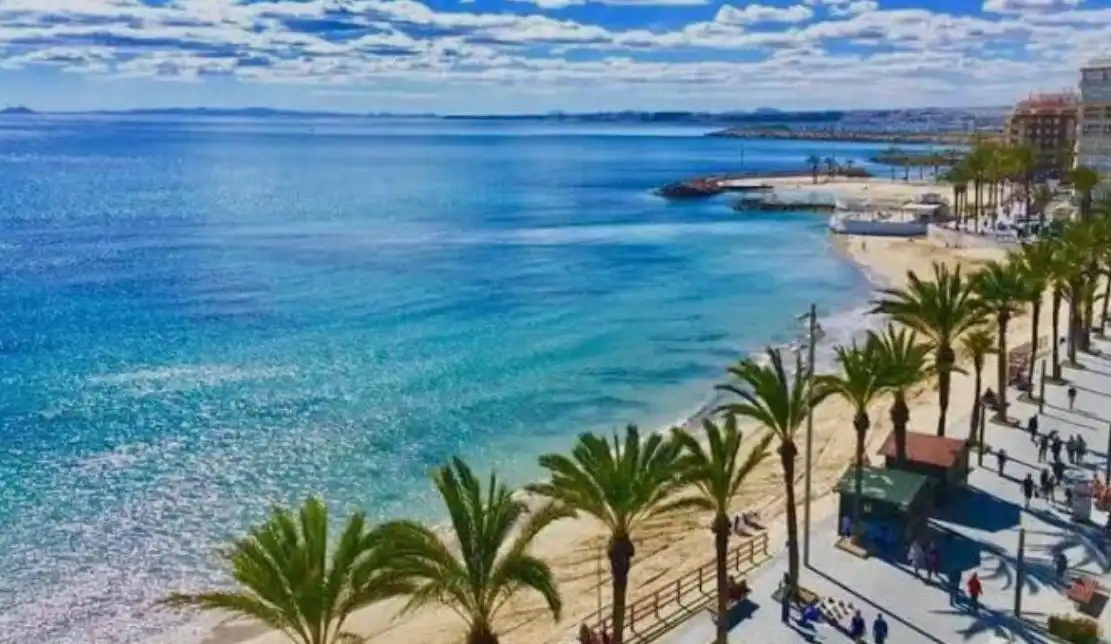 Vista exterior de Casa adosada en venda en Torrevieja