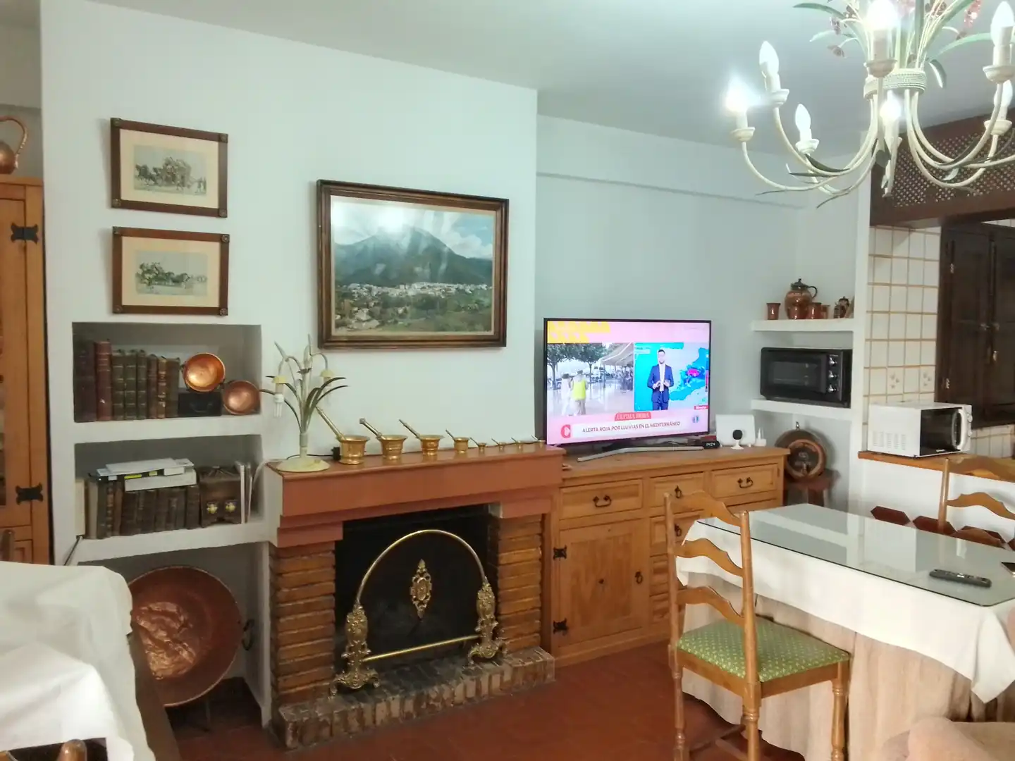 Sala d'estar de Apartament en venda en Grazalema amb Aire condicionat, Terrassa i Balcó