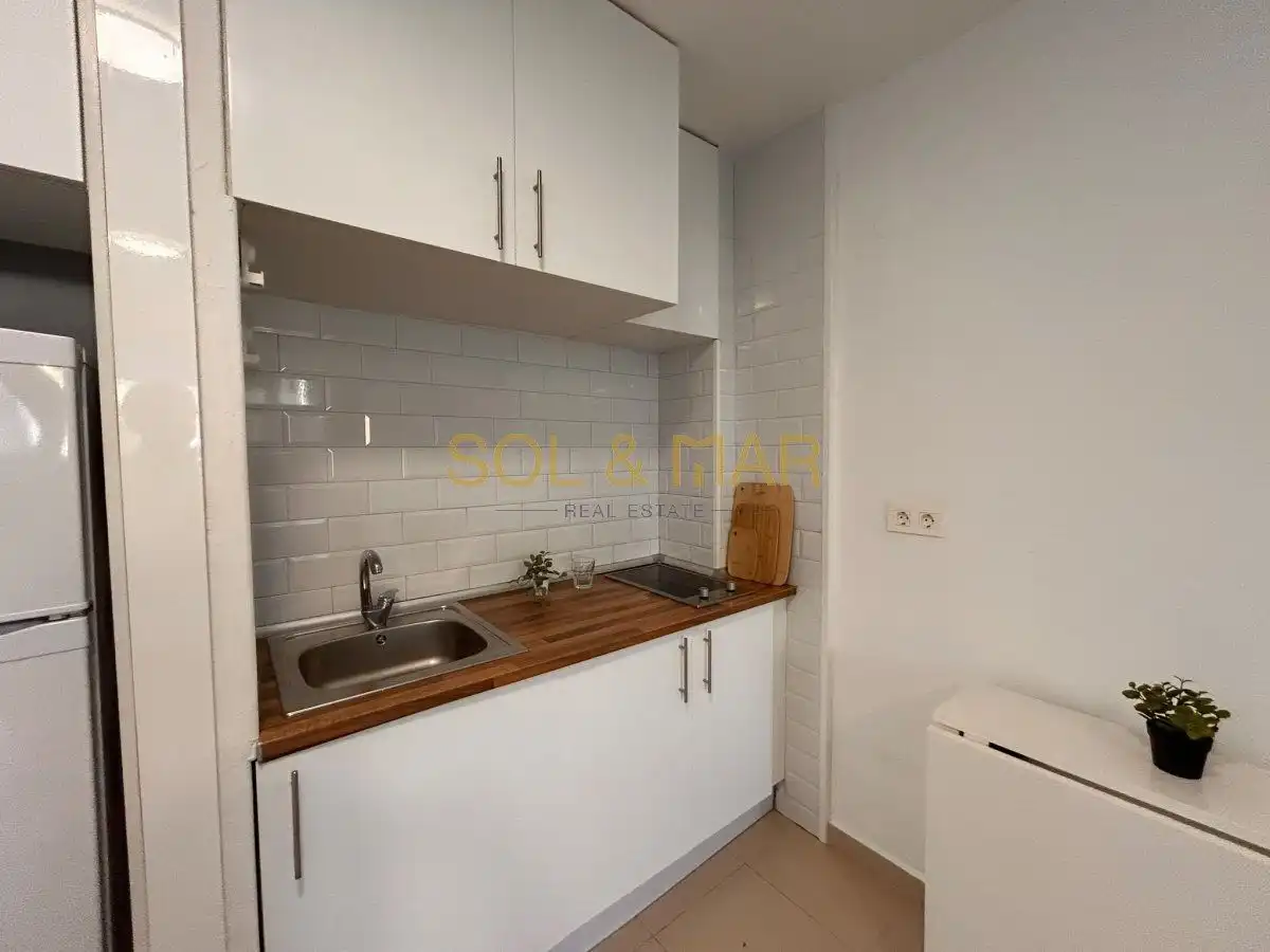 Kitchen of Apartments for sale in Benalmádena  with Air Conditioner, Heating and Furnished