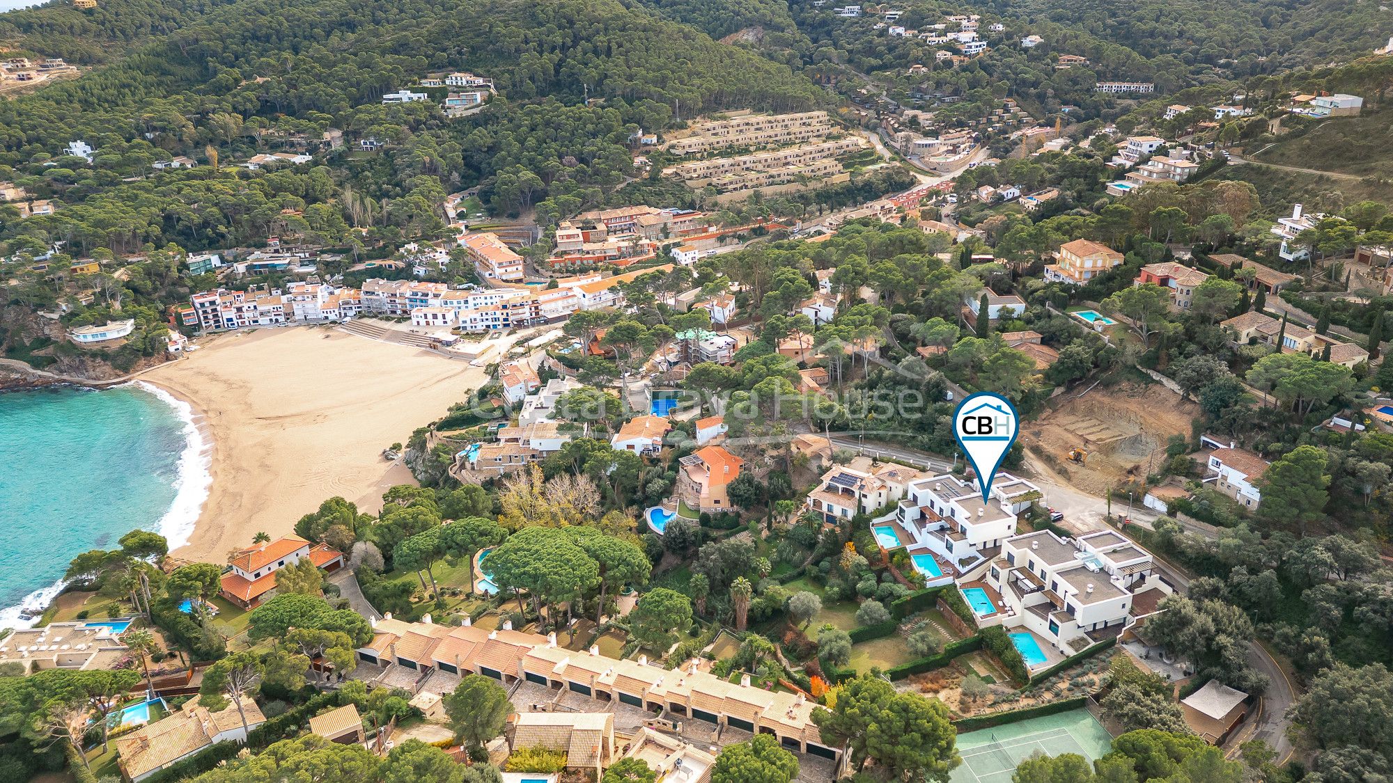 Vista exterior de Casa adosada en venta en Begur con Aire acondicionado, Calefacción y Jardín privado