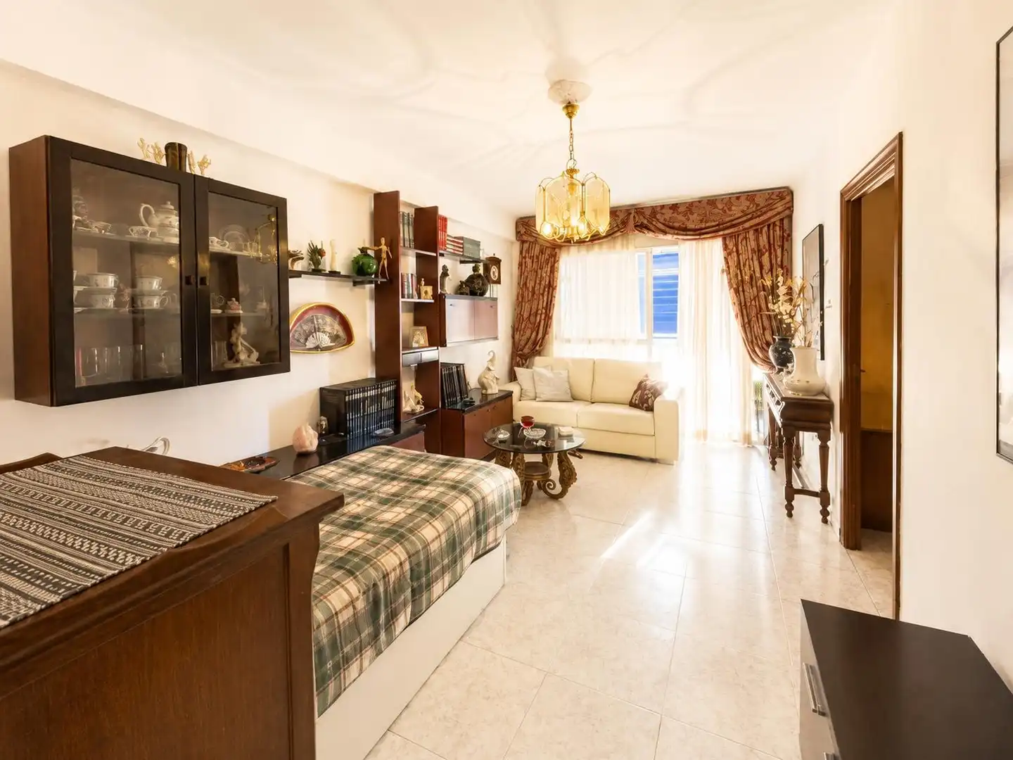 Sala de estar de Apartamento en venta en Málaga