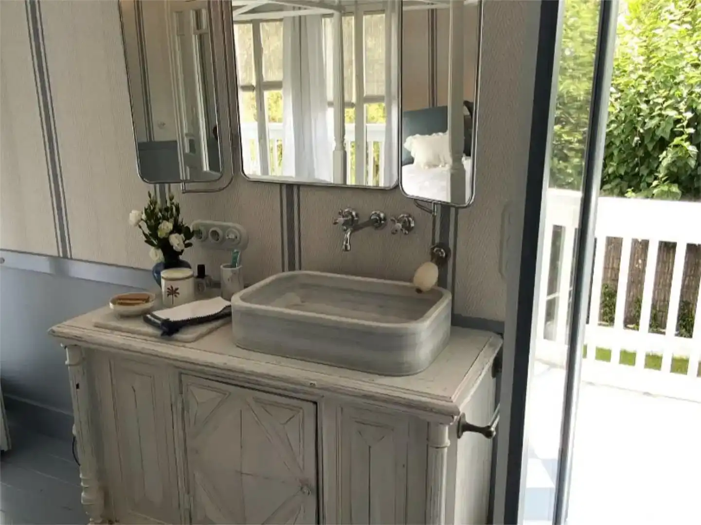 Bany de Casa o xalet de lloguer en Castelldefels amb Aire condicionat, Jardí privat i Piscina