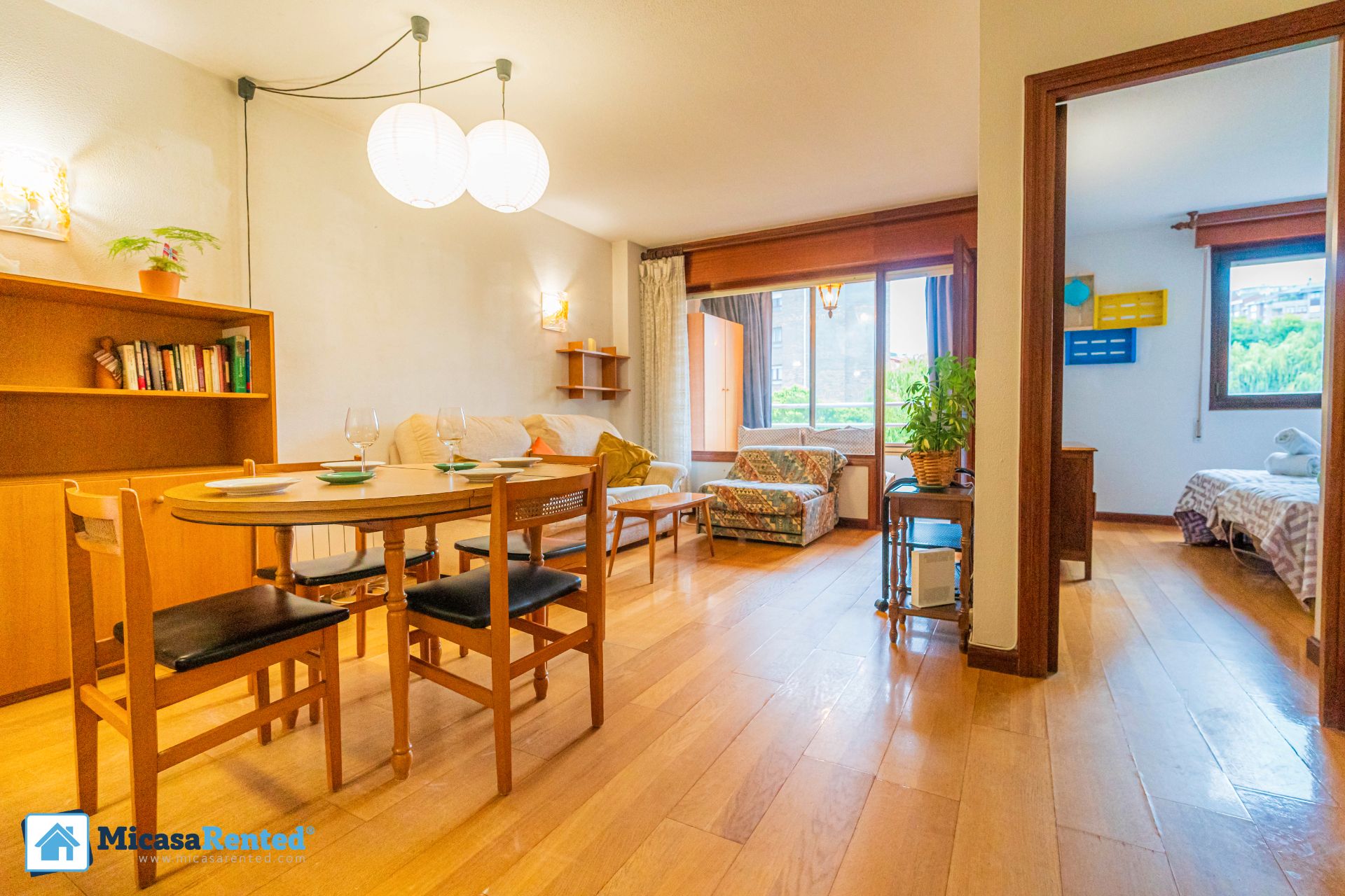 Dining room of Apartment to rent in Santander  with Heating, Parquet flooring and Terrace