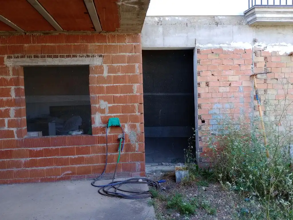 Vista exterior de Casa o chalet en venta en Santa Amalia con Calefacción, Jardín privado y Terraza
