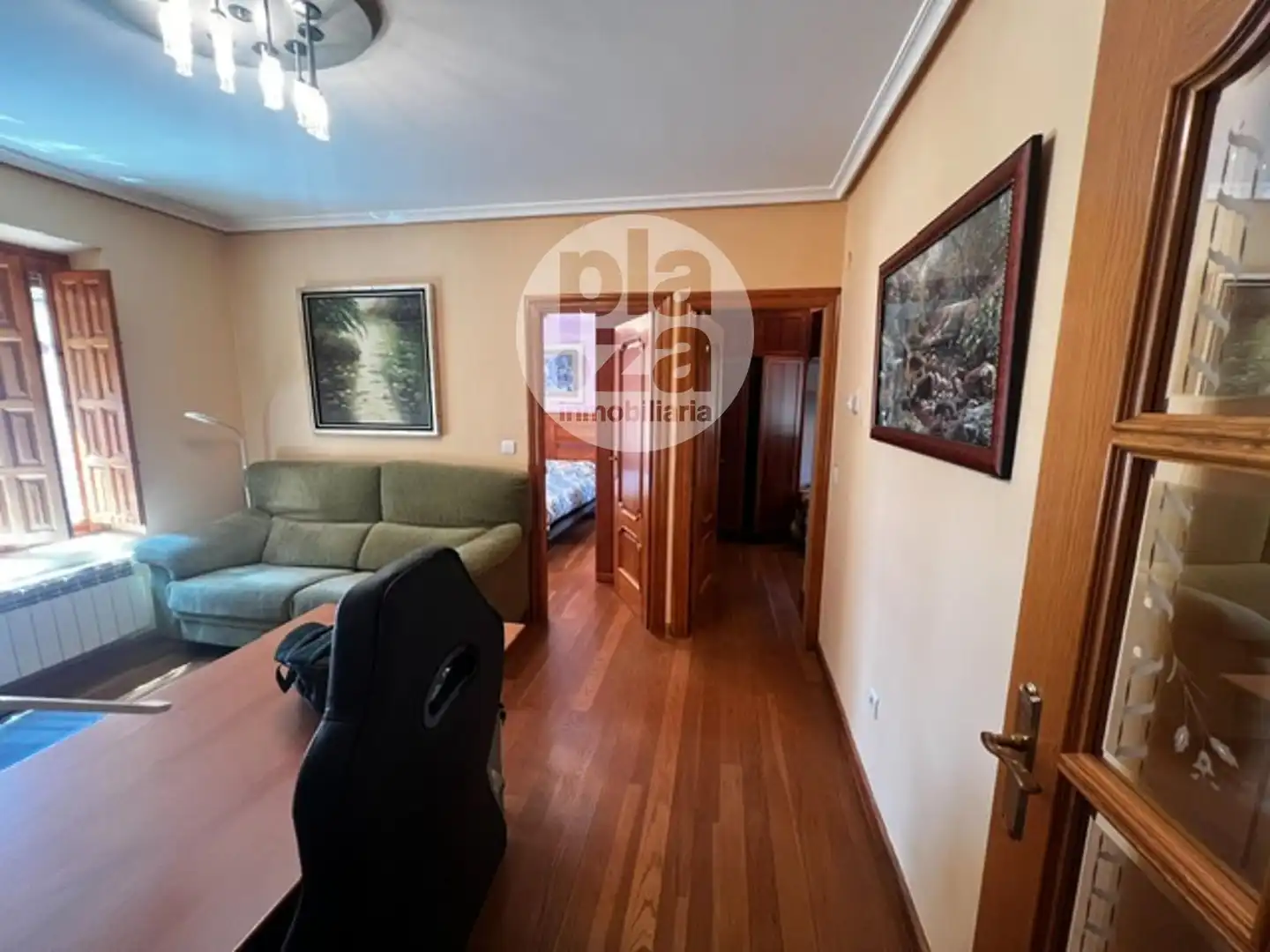 Living room of Flat for sale in Burgos  with Heating and Furnished