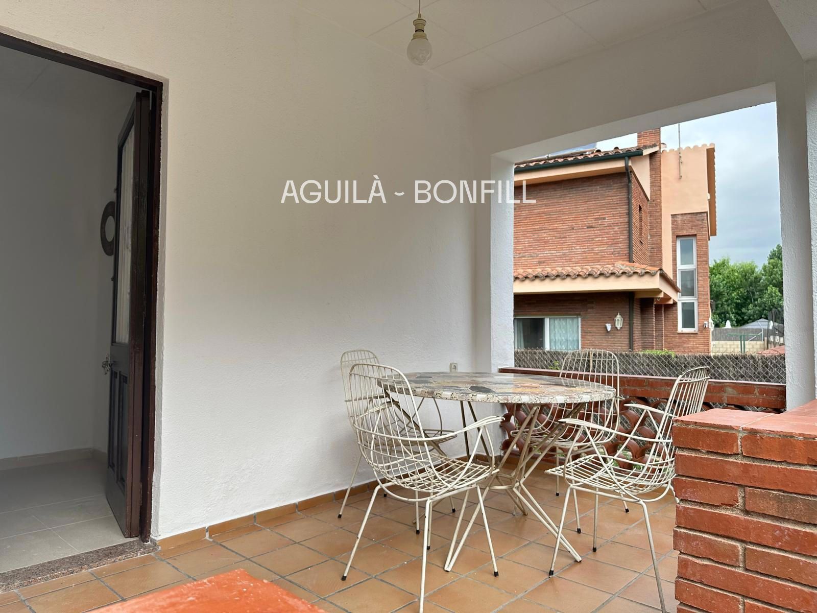 Balcony of House or chalet to rent in Sant Cugat del Vallès  with Air Conditioner, Heating and Private garden