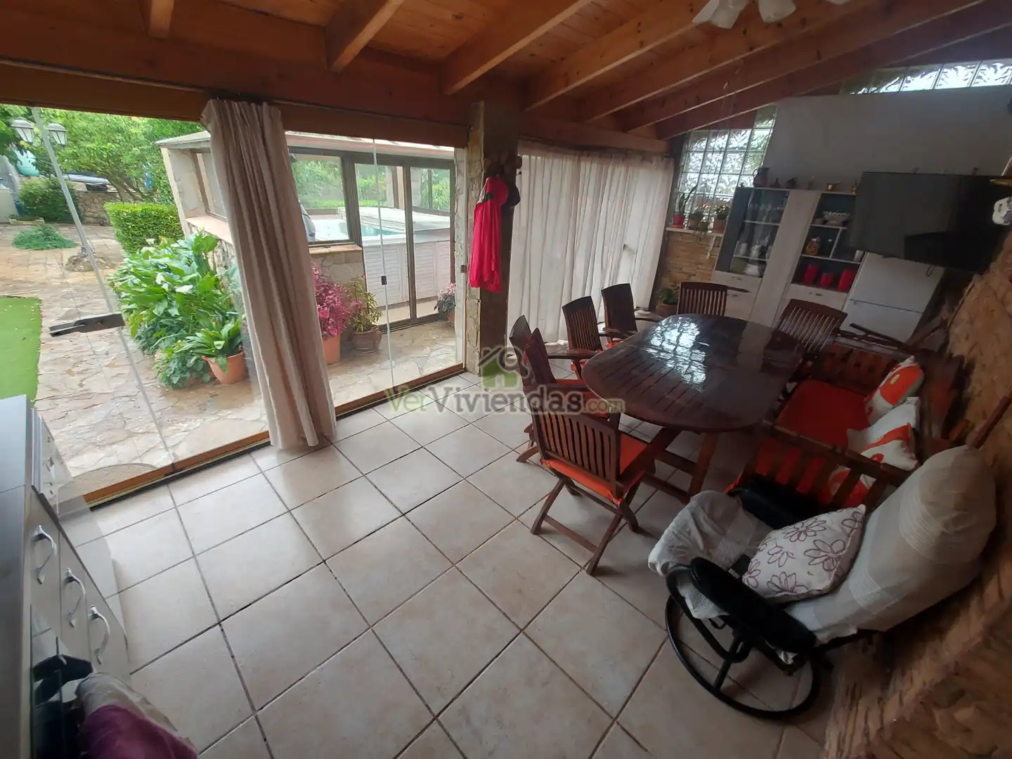Jardí de Casa o xalet en venda en Vallirana amb Aire condicionat, Calefacció i Jardí privat