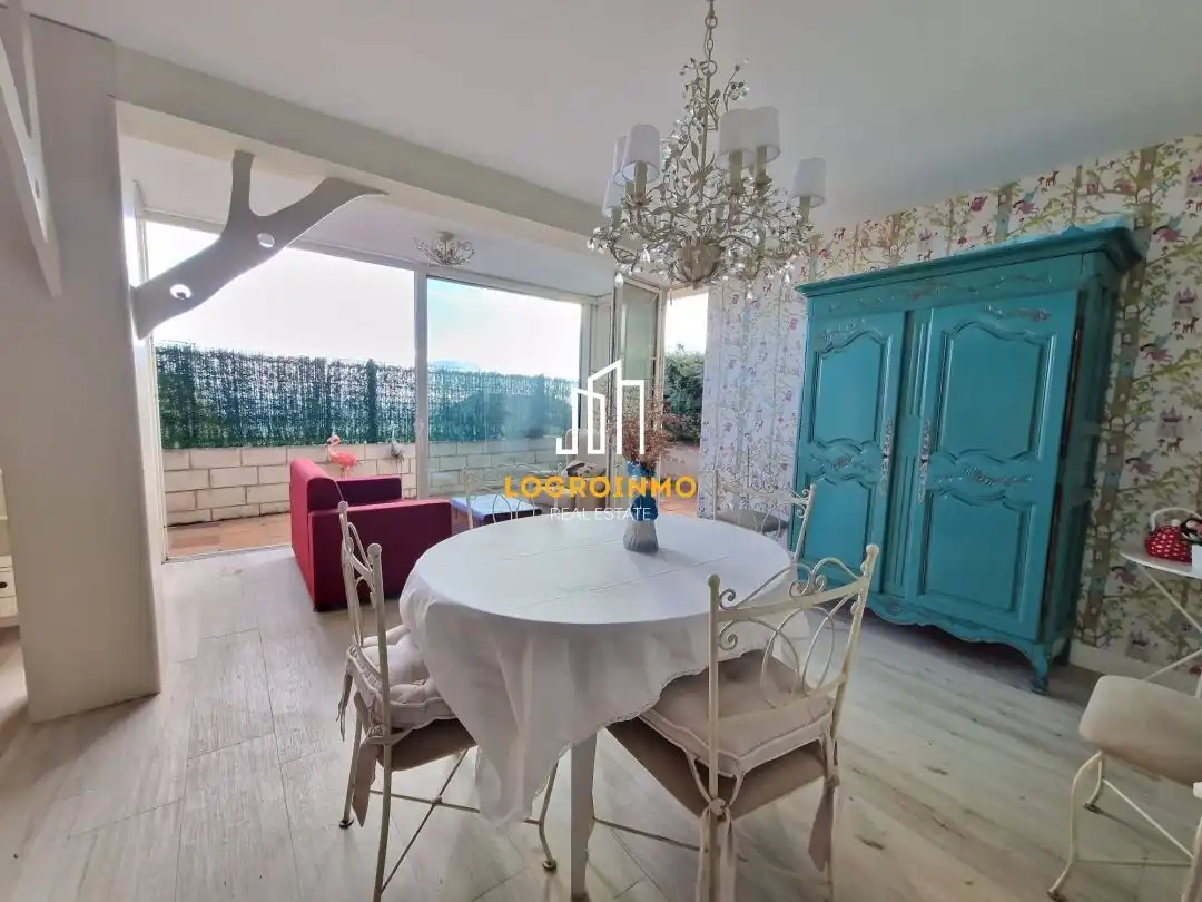 Garden of Houses for sale in Lapoblación  with Heating, Private garden and Parquet flooring