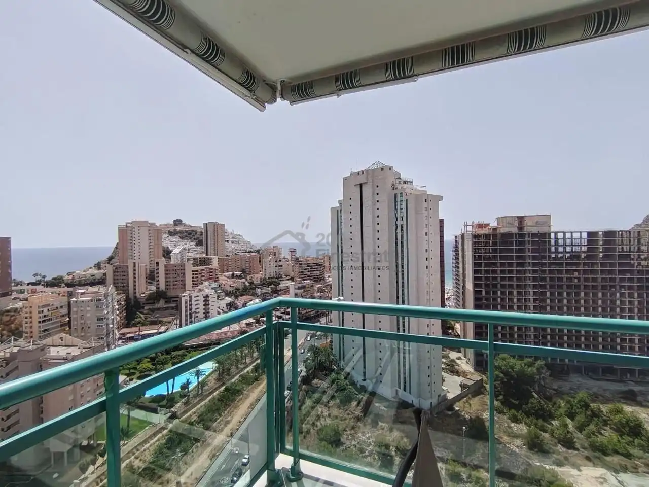 Balcony of Flat for rent in Villajoyosa / La Vila Joiosa  with Air Conditioner, Terrace and Furnished