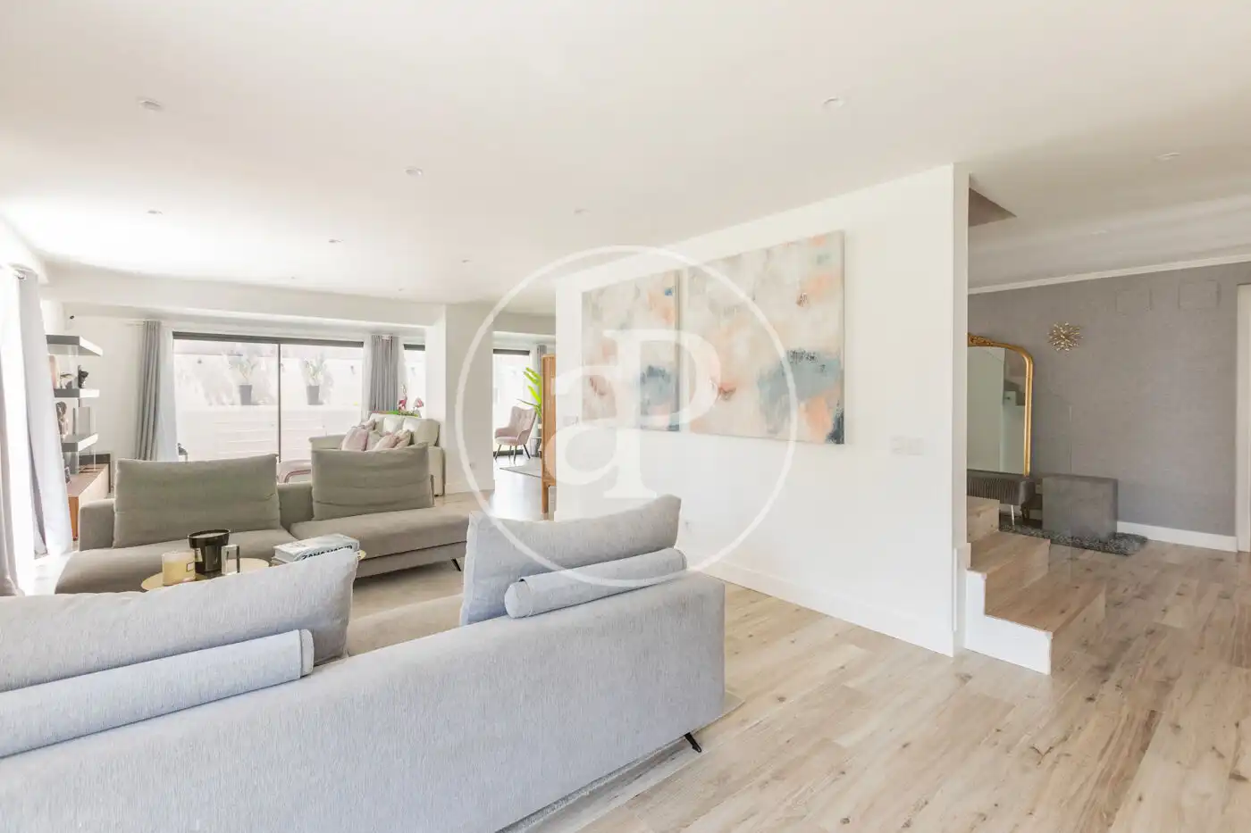 Wohnzimmer von Haus oder Chalet zum Verkauf in Pozuelo de Alarcón mit Klimaanlage, Heizung und Privatgarten