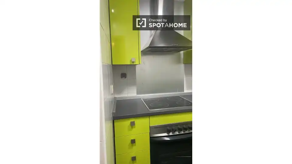 Kitchen of Flat for rent in Madrid  with Air Conditioner, Heating and Furnished