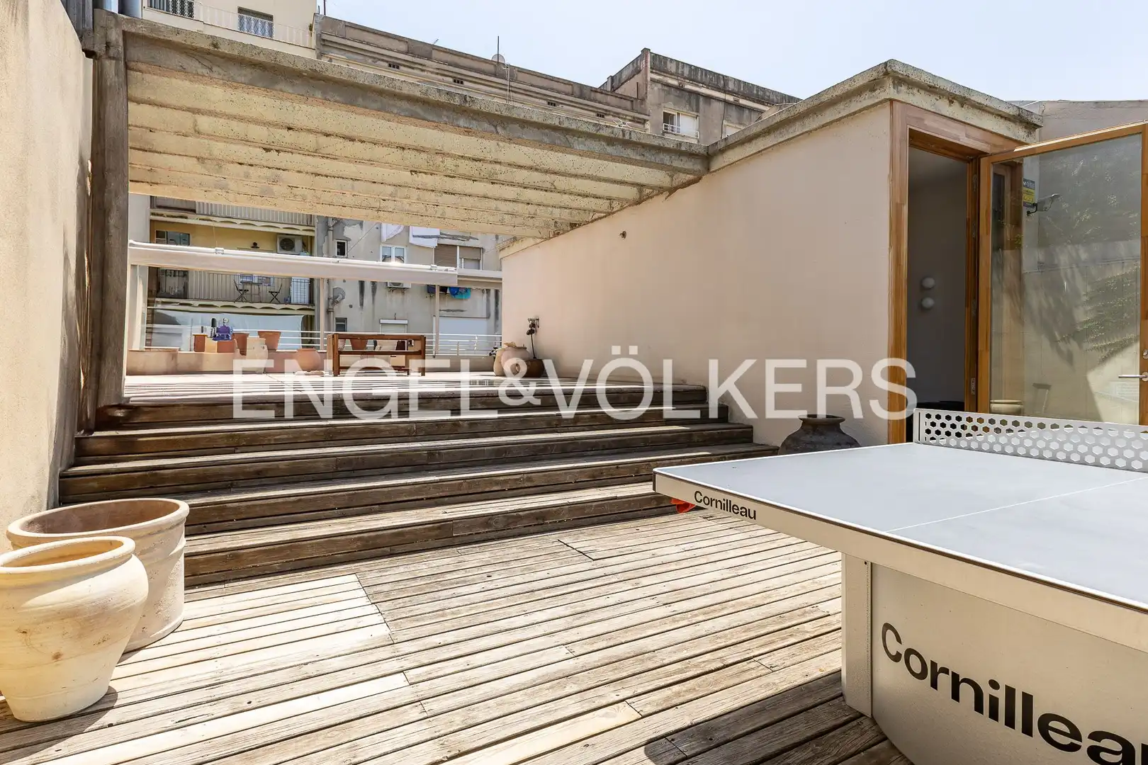 Terrace of Houses for rent in Barcelona  with Air Conditioner, Heating and Private garden