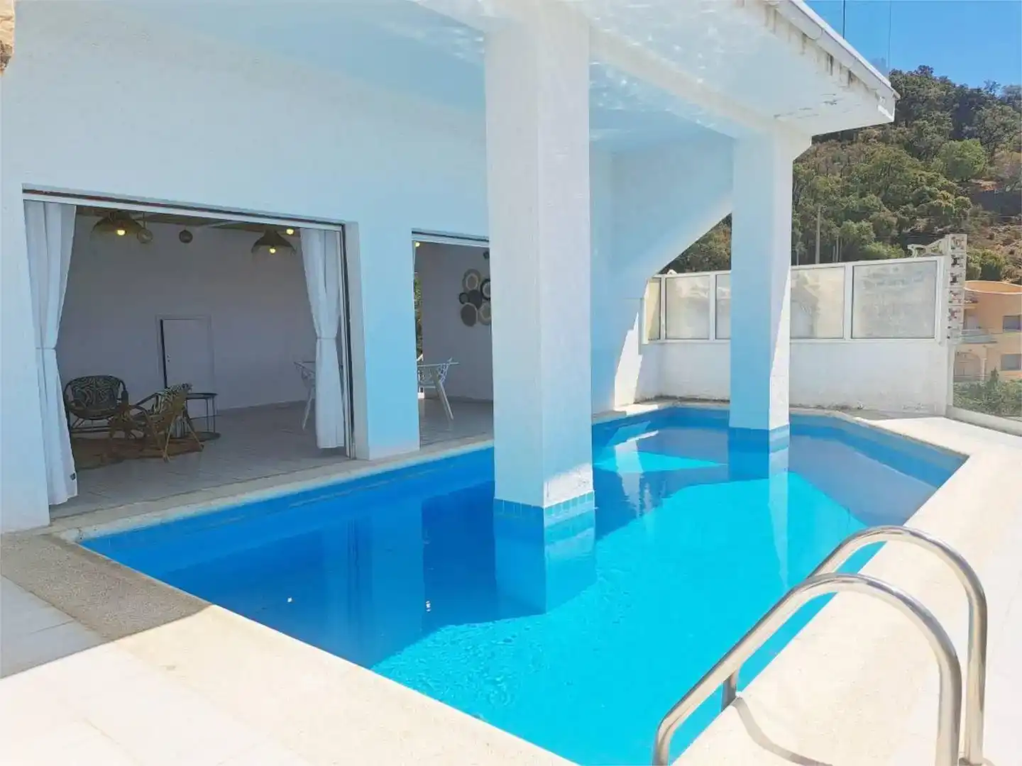 Piscina de Casa o xalet de lloguer en Roses amb Aire condicionat i Piscina