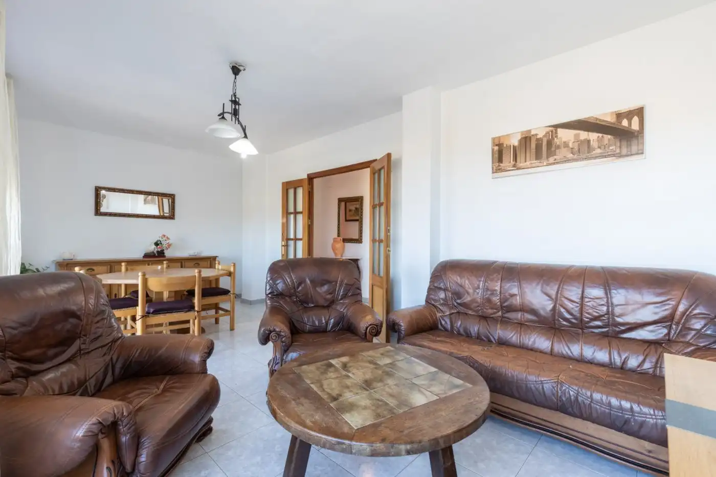 Wohnzimmer von Wohnung zum Verkauf in Moraleda de Zafayona mit Klimaanlage, Terrasse und Balkon