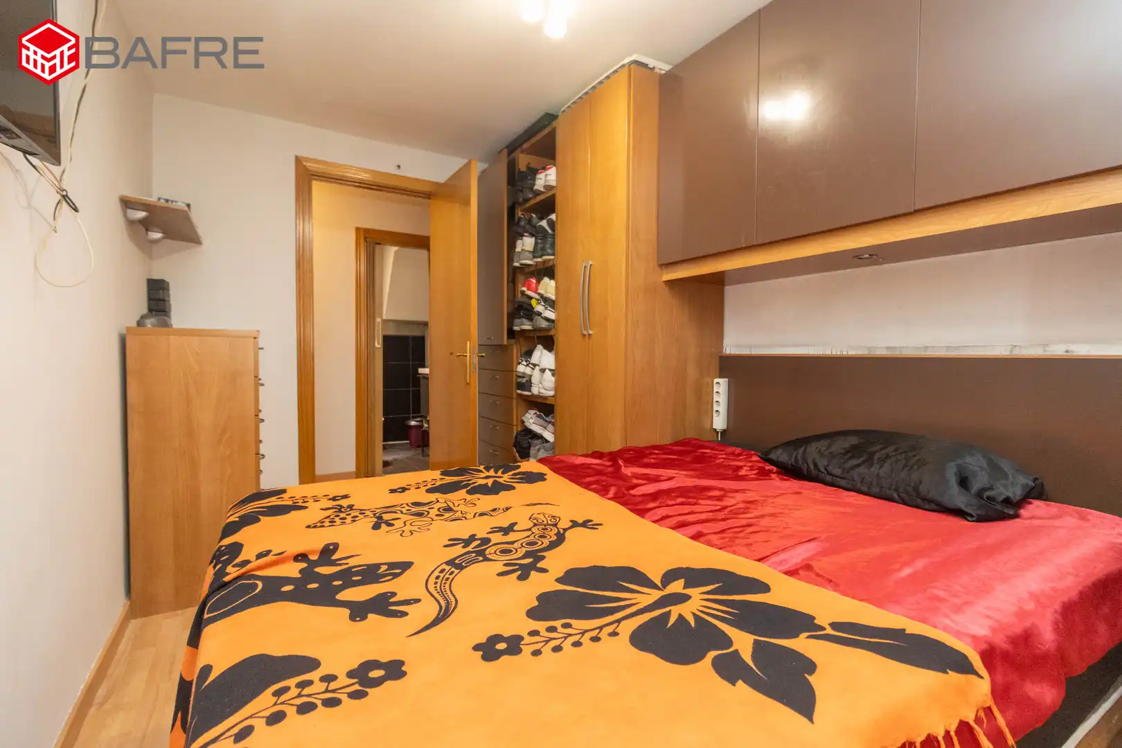 Bedroom of Flat for sale in Madrid  with Heating, Private garden and Storage room