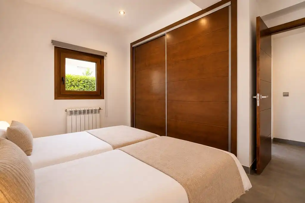 Schlafzimmer von Wohnungen zum Verkauf in Santa Margalida mit Klimaanlage, Heizung und Terrasse