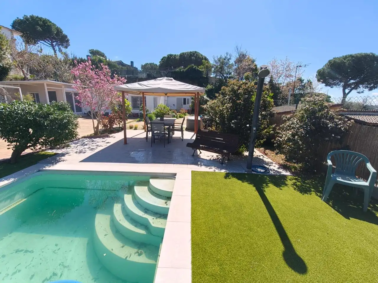 Piscina de Casa o chalet en venta en Vidreres con Aire acondicionado, Jardín privado y Terraza