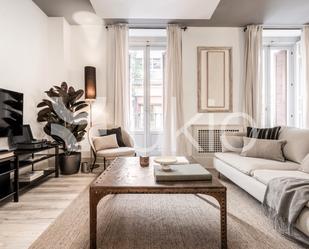 Living room of Apartment to rent in  Madrid Capital  with Air Conditioner