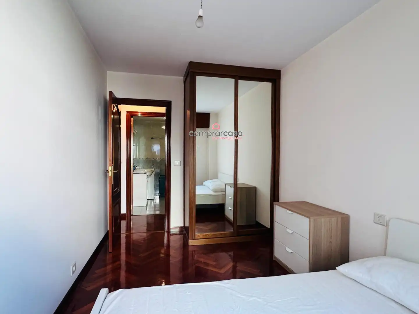 Bedroom of Flat for rent in Cambre   with Heating, Storage room and Furnished