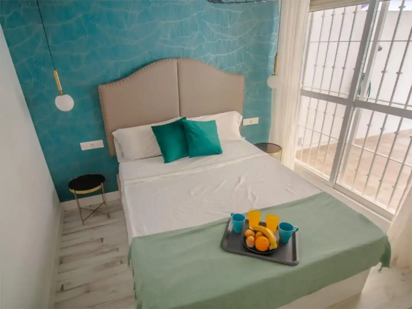 Schlafzimmer von Wohnung zur Miete in Málaga Capital mit Klimaanlage