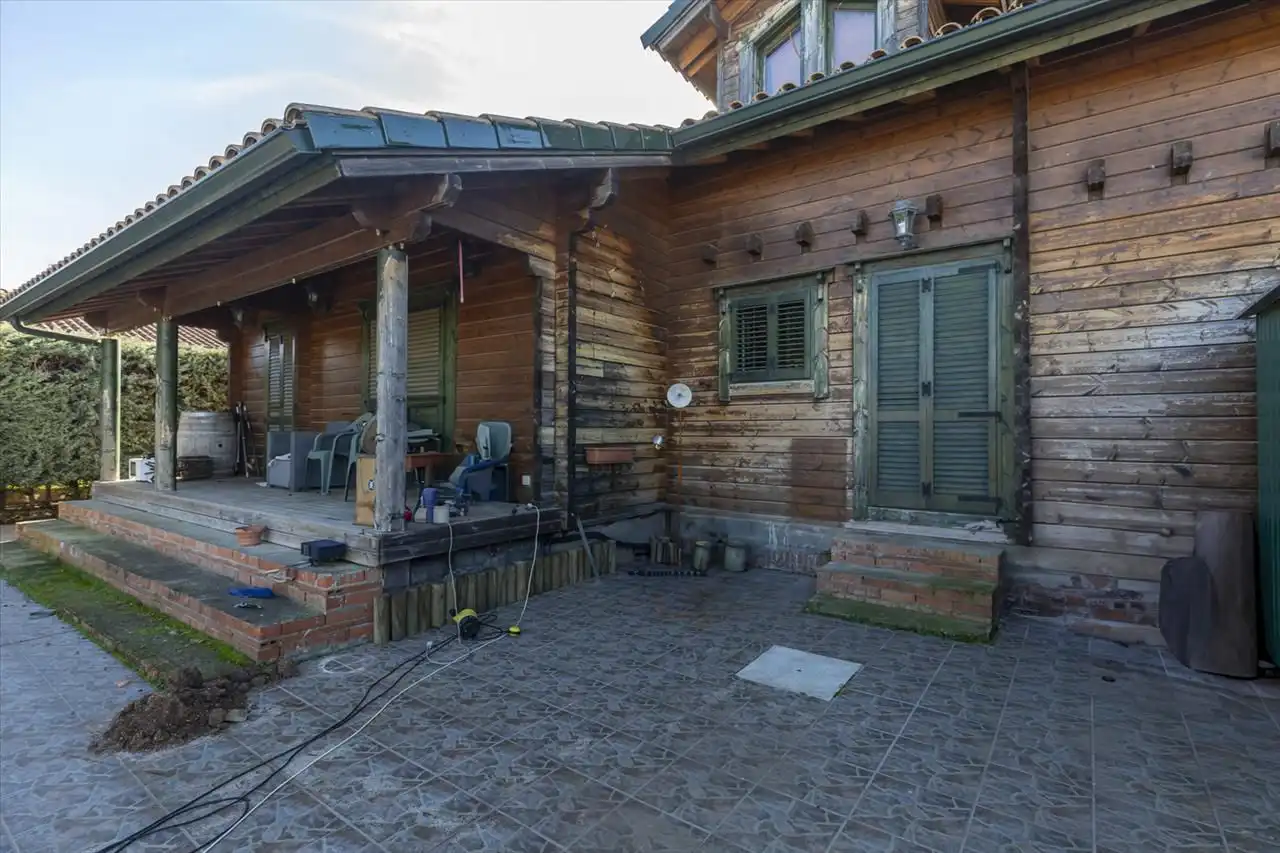 Exterior view of Houses for sale in Nuevo Baztán  with Heating, Private garden and Storage room